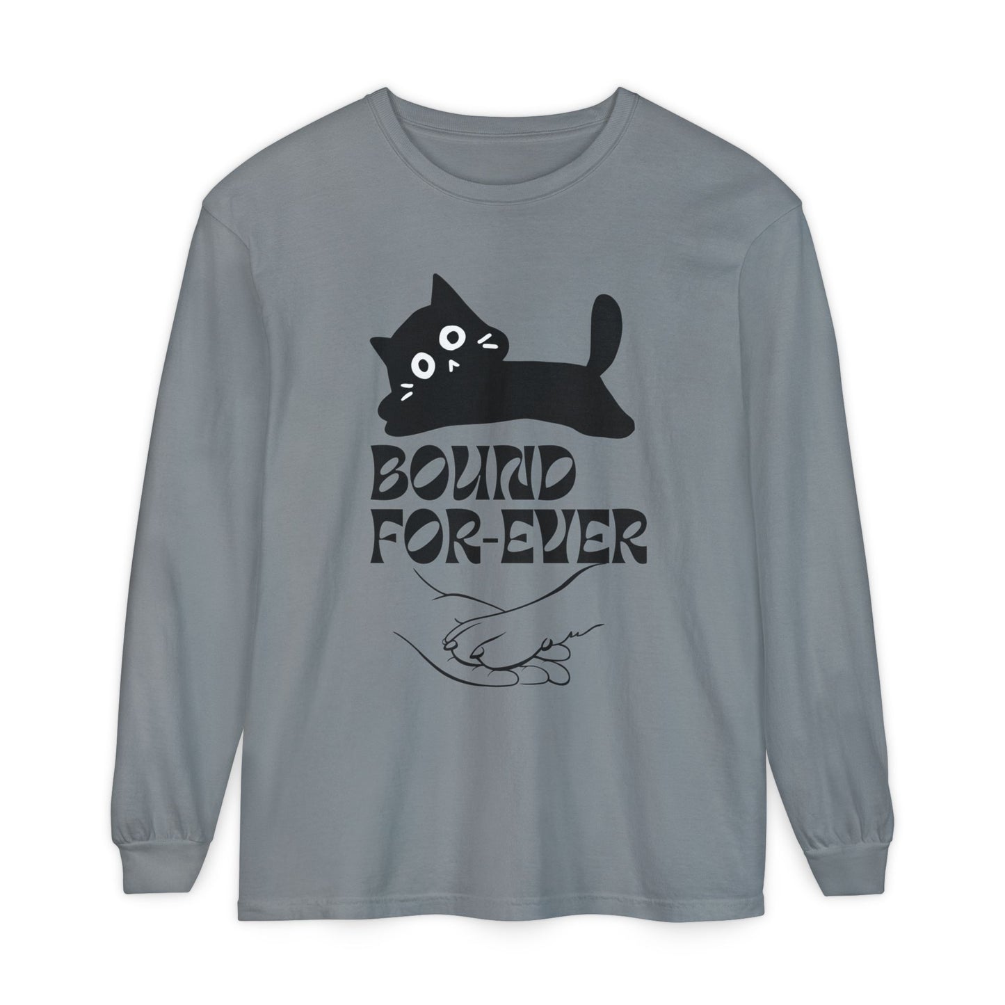 Long Sleeve T-Shirt Bound Forever Unisex Garment-dyed