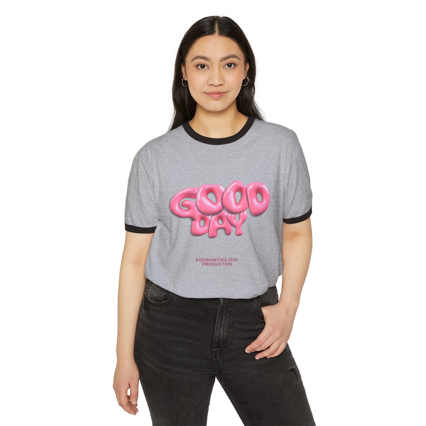 Ringer T-Shirt - 'Good Day'