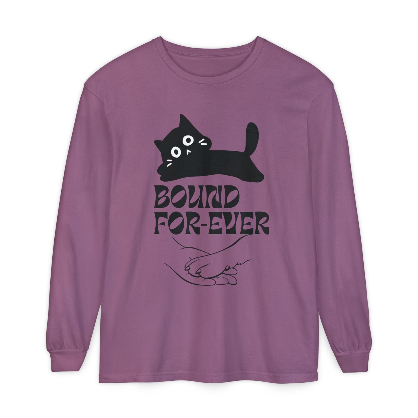 Long Sleeve T-Shirt Bound Forever Unisex Garment-dyed