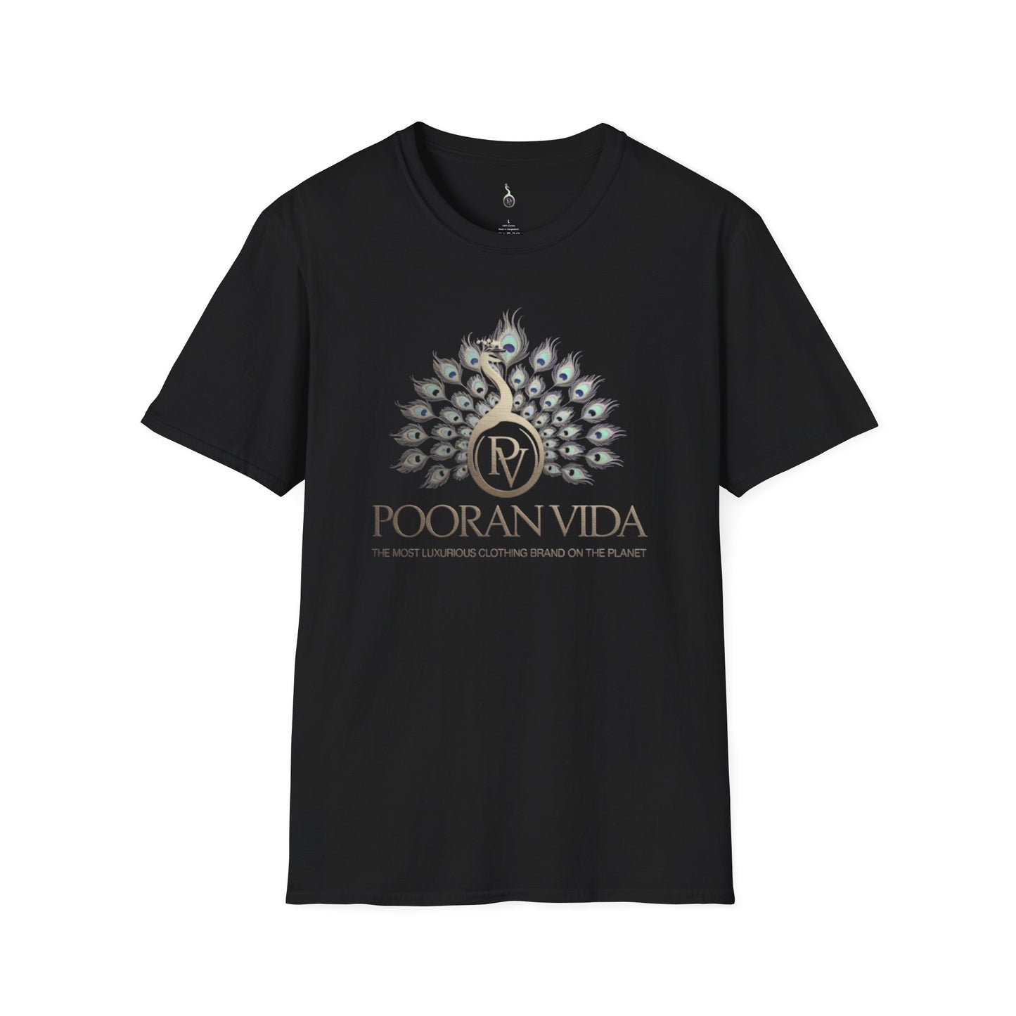Unisex T-Shirt with 'pooranvida' Design