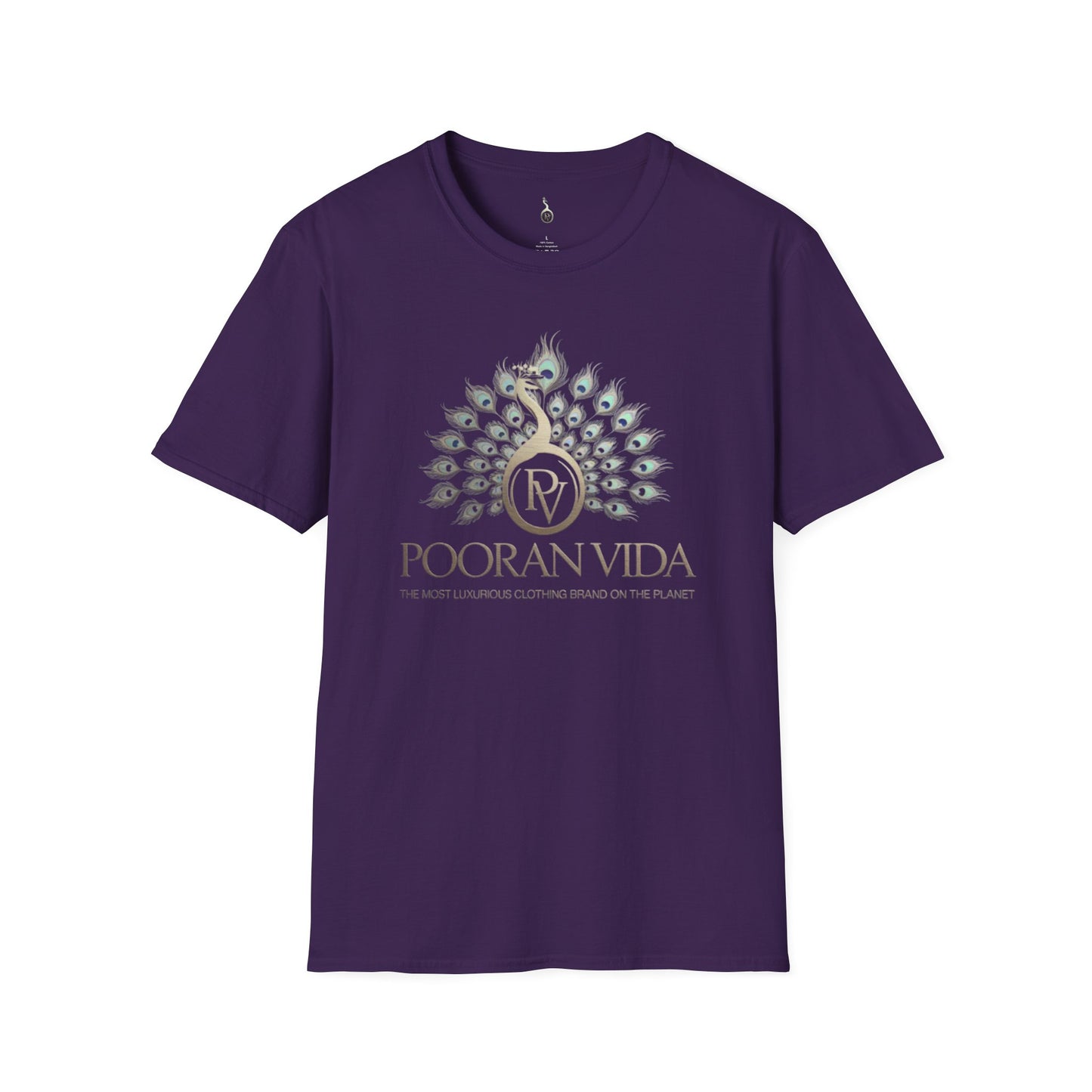 Unisex T-Shirt with 'pooranvida' Design