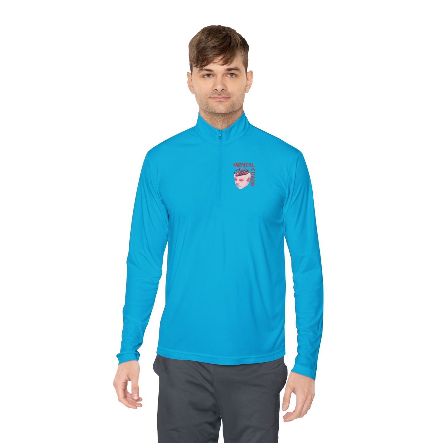 Quarter-Zip Pullover - GOOD VIBES ONLY