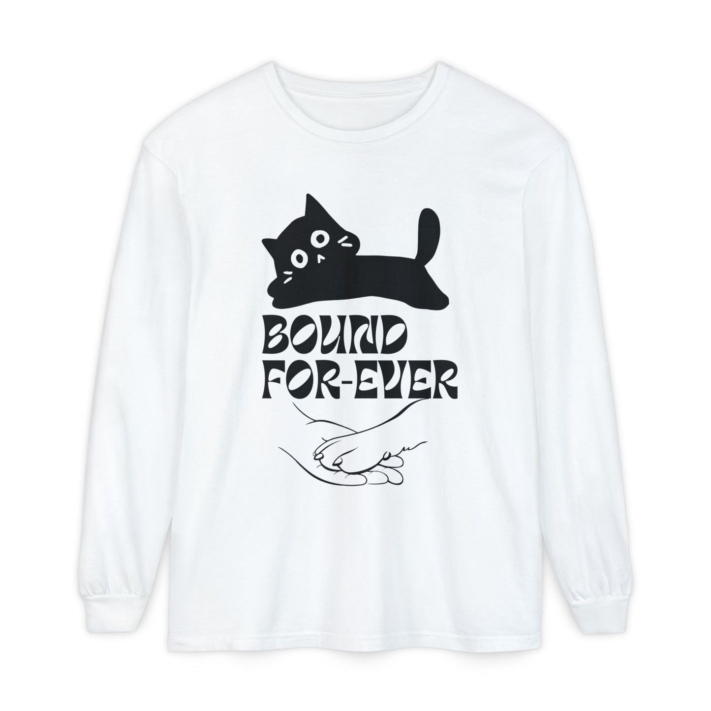 Long Sleeve T-Shirt Bound Forever Unisex Garment-dyed