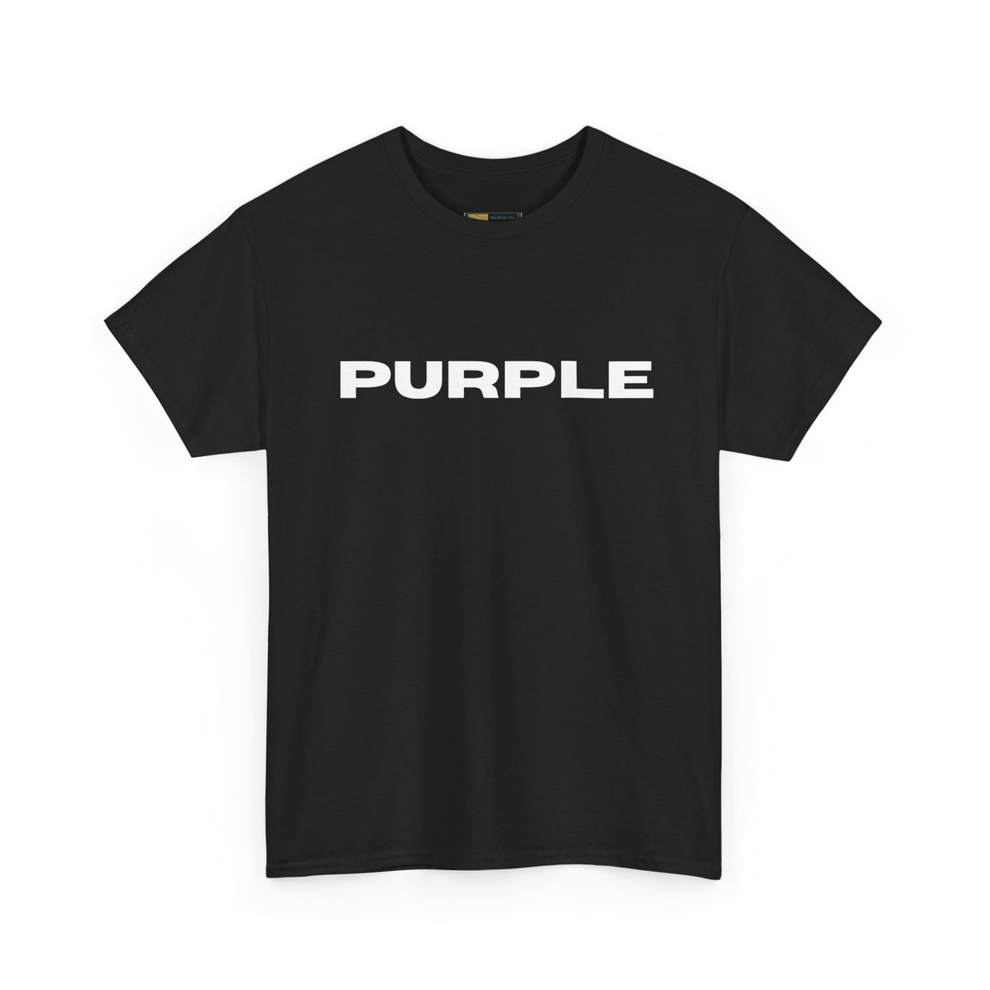 Purple Cotton Tee - Vibrant Unisex T-Shirt for Everyday Wear