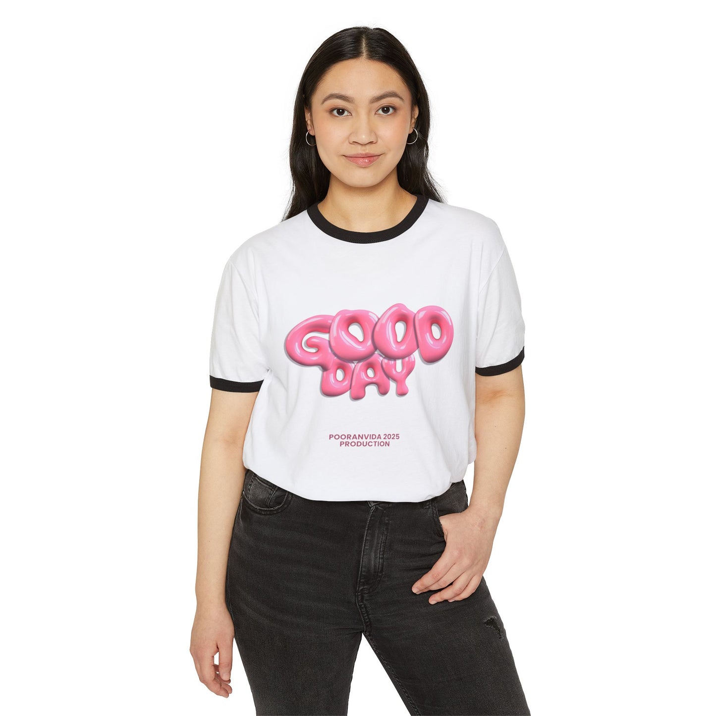 Ringer T-Shirt - 'Good Day'