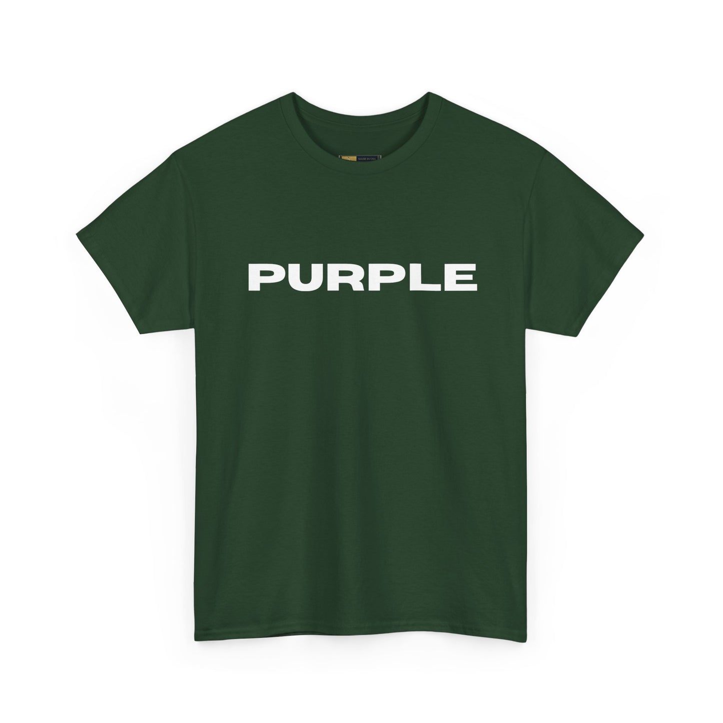 Purple Cotton Tee - Vibrant Unisex T-Shirt for Everyday Wear