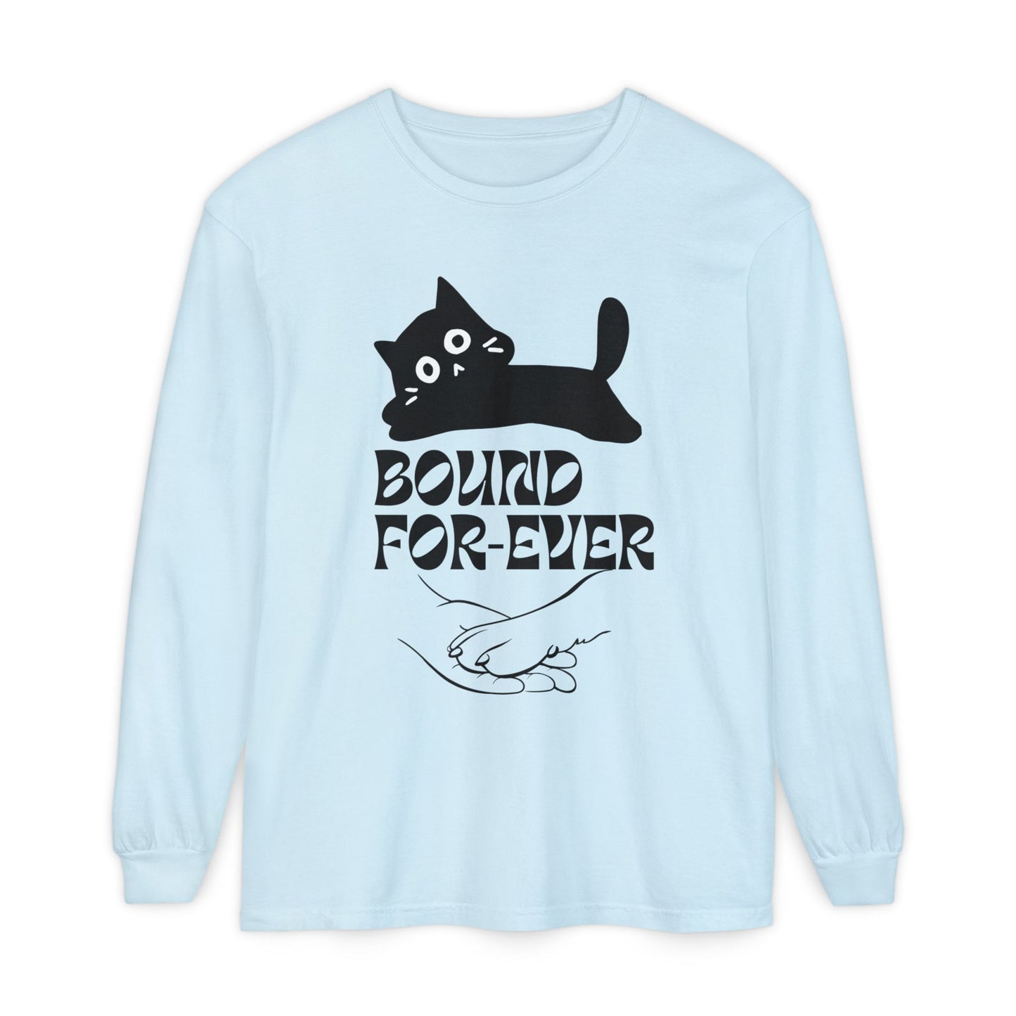 Long Sleeve T-Shirt Bound Forever Unisex Garment-dyed