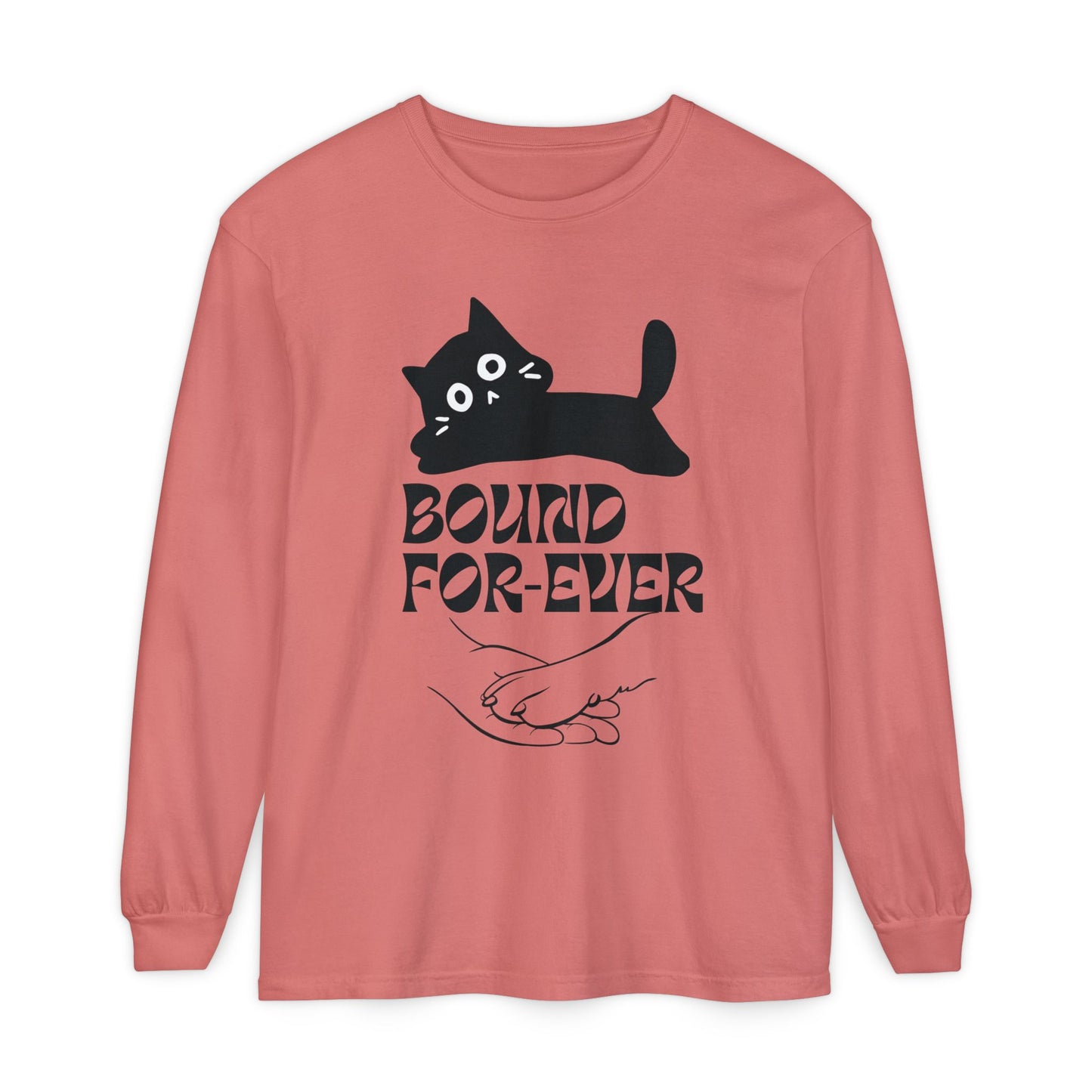 Long Sleeve T-Shirt Bound Forever Unisex Garment-dyed
