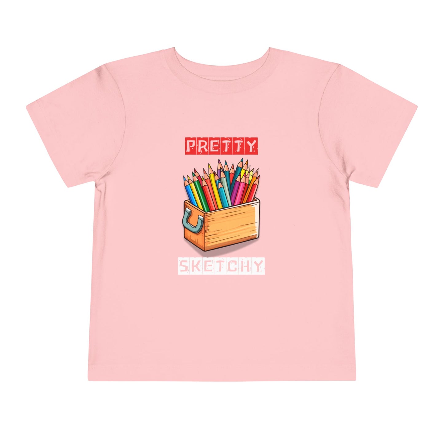 Toddler Tee - Pretty Sketchy Design