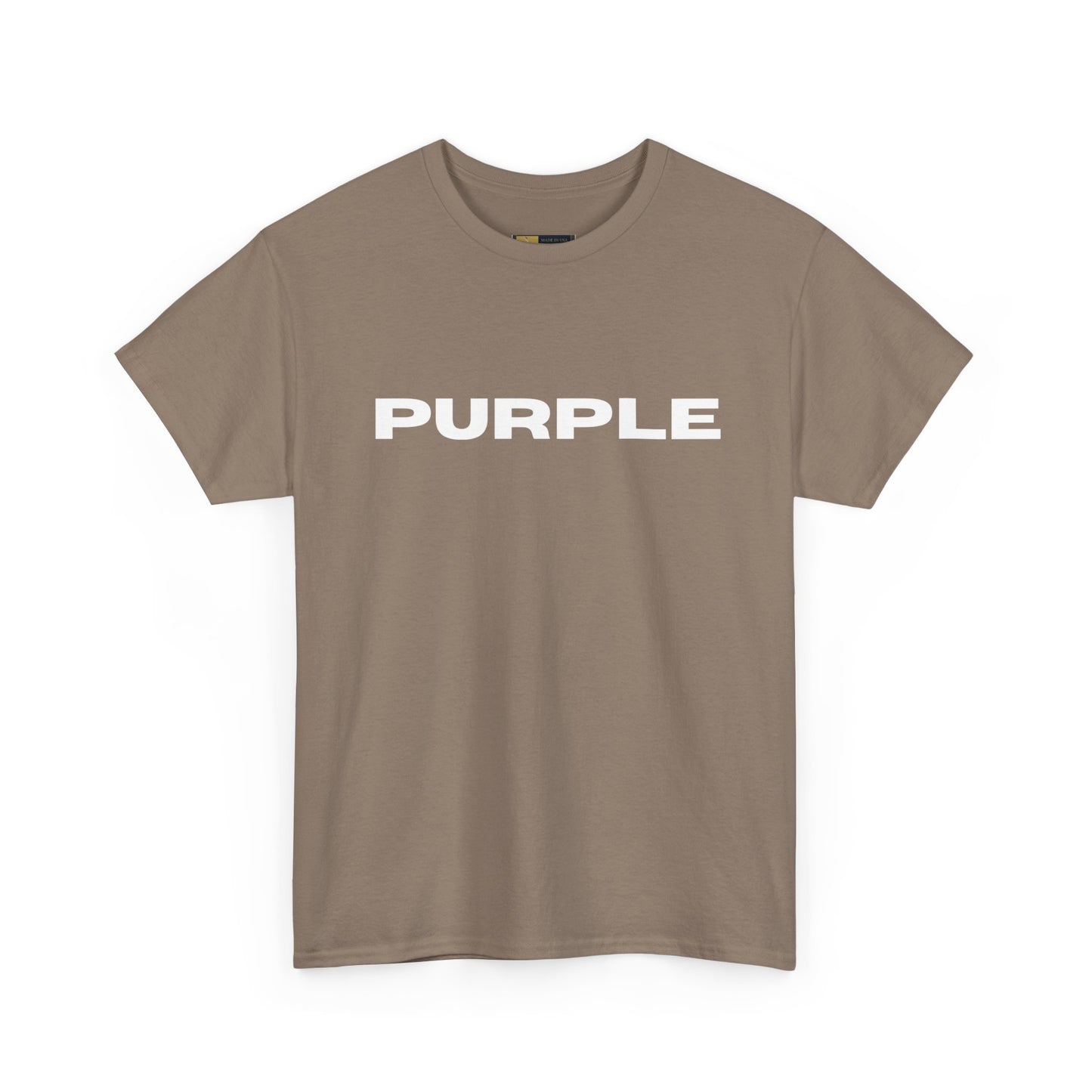 Purple Cotton Tee - Vibrant Unisex T-Shirt for Everyday Wear