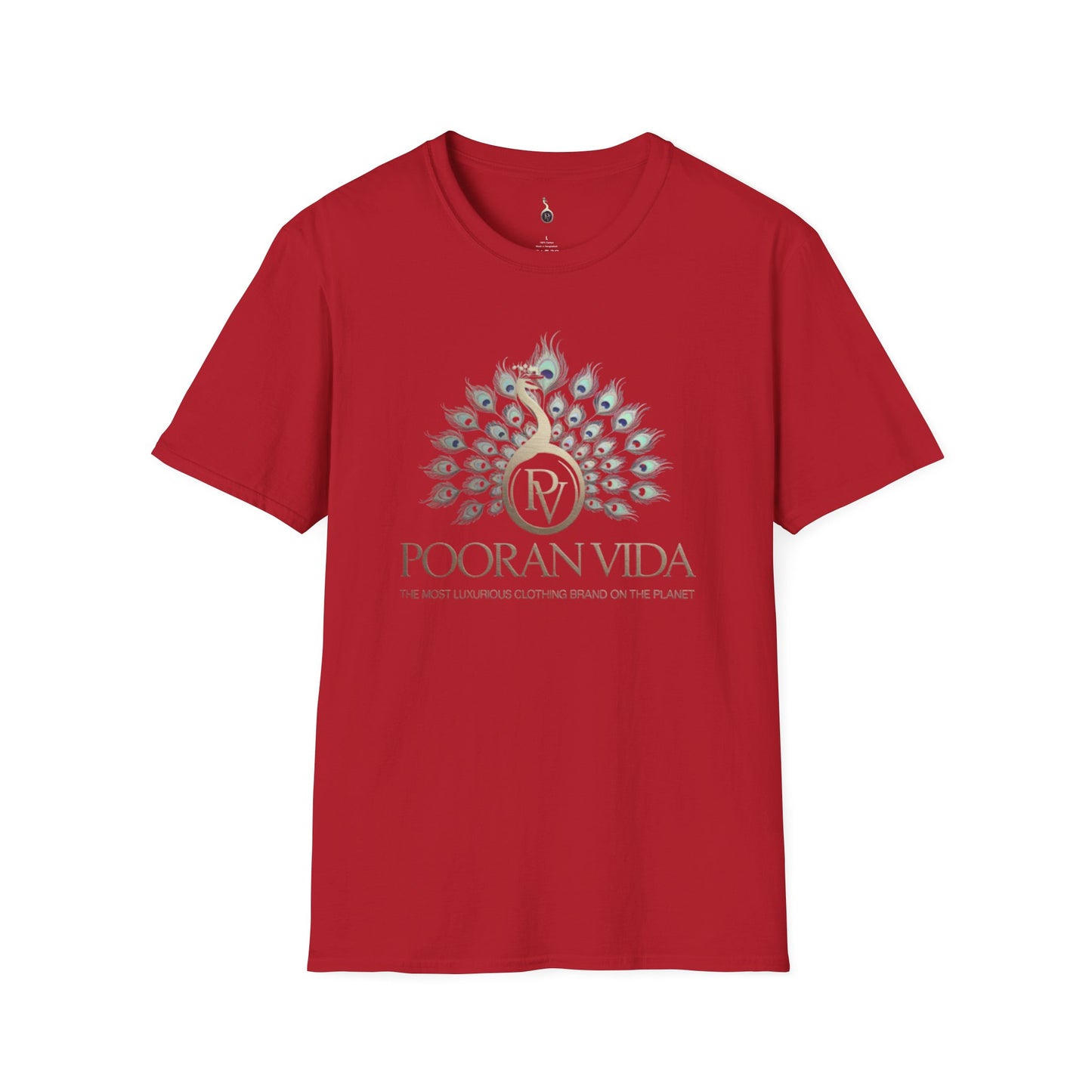Unisex T-Shirt with 'pooranvida' Design