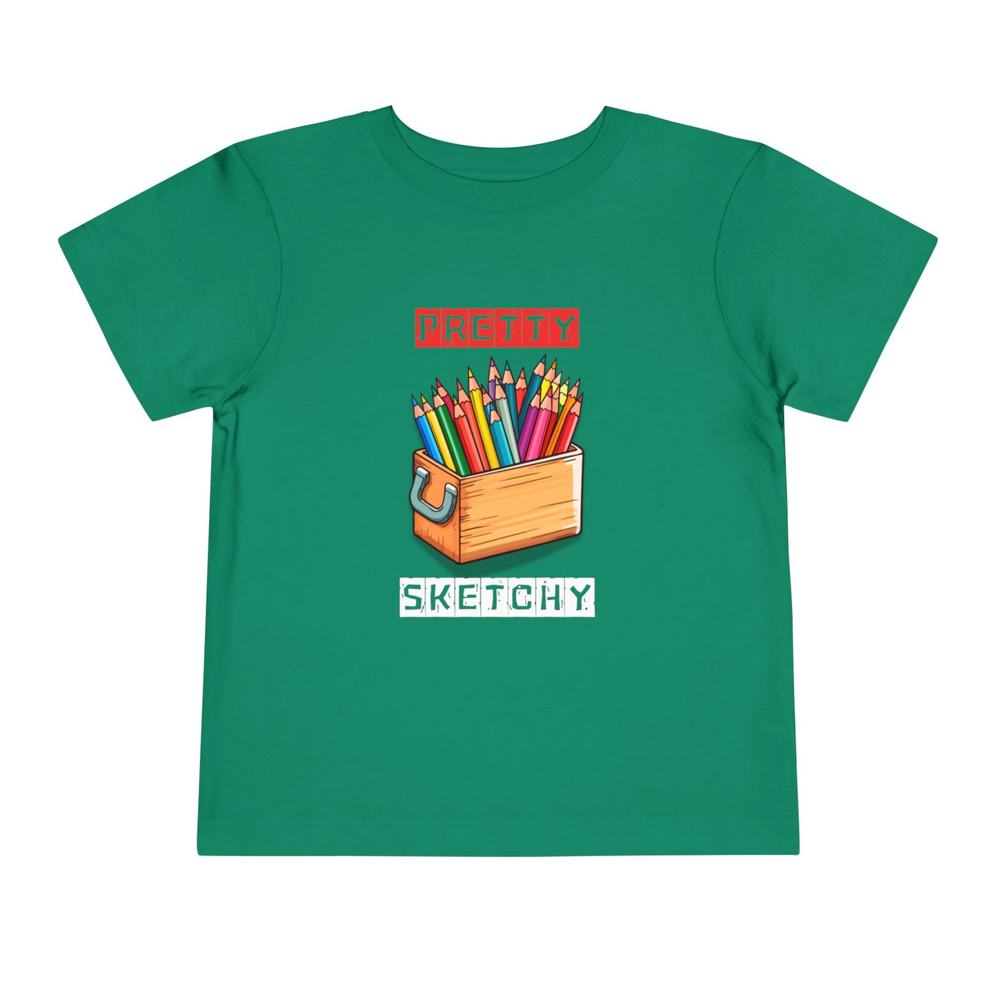 Toddler Tee - Pretty Sketchy Design