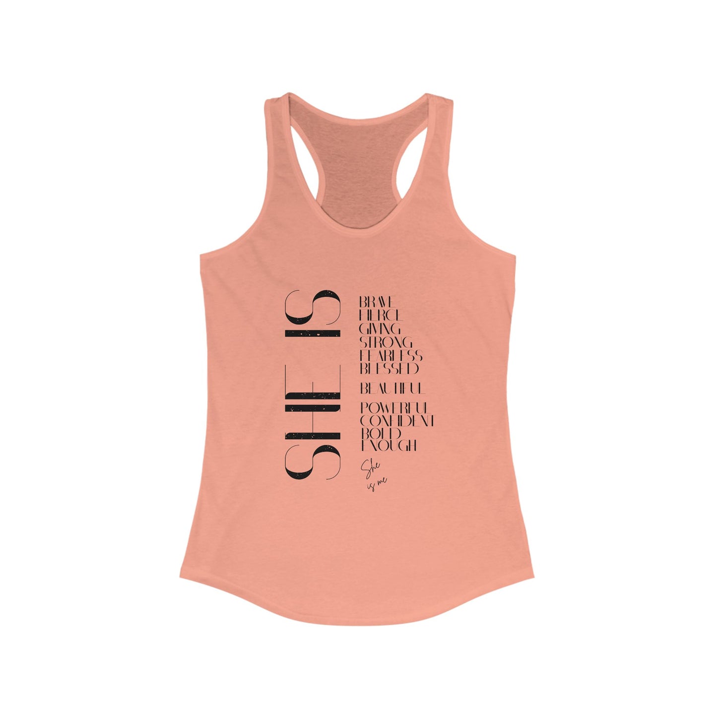 Tank Top with 'she is me' Design