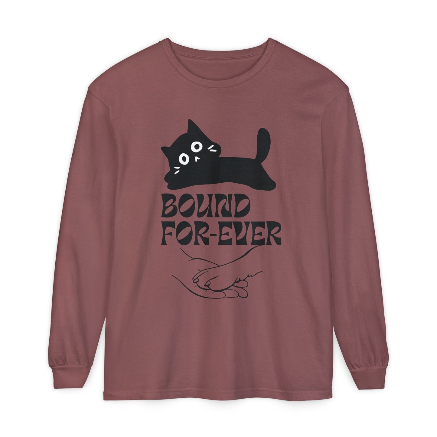 Long Sleeve T-Shirt Bound Forever Unisex Garment-dyed