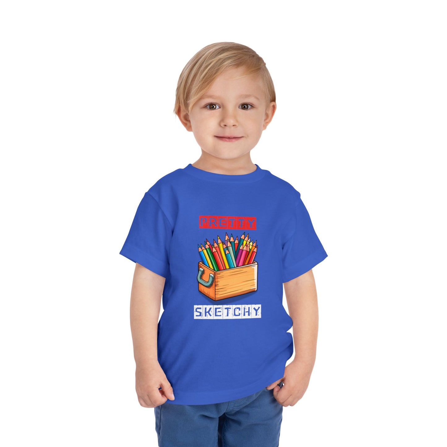 Toddler Tee - Pretty Sketchy Design