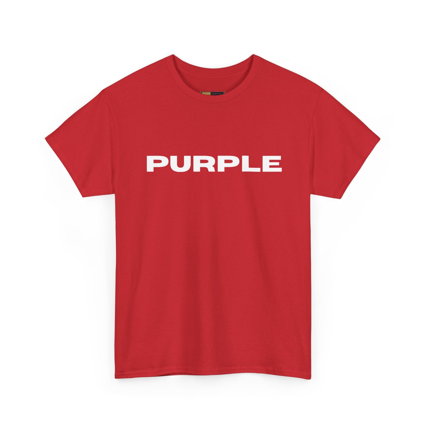 Purple Cotton Tee - Vibrant Unisex T-Shirt for Everyday Wear