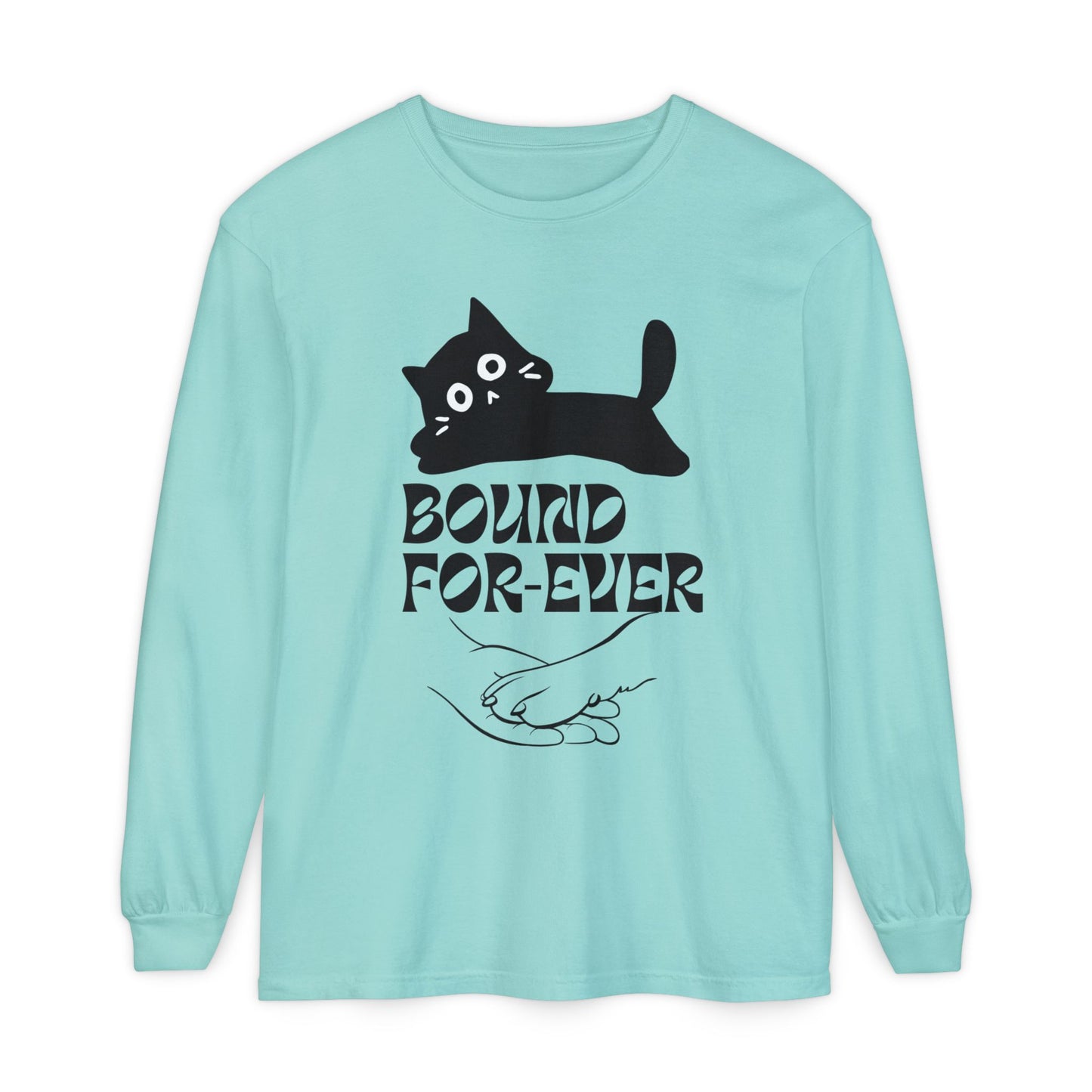 Long Sleeve T-Shirt Bound Forever Unisex Garment-dyed