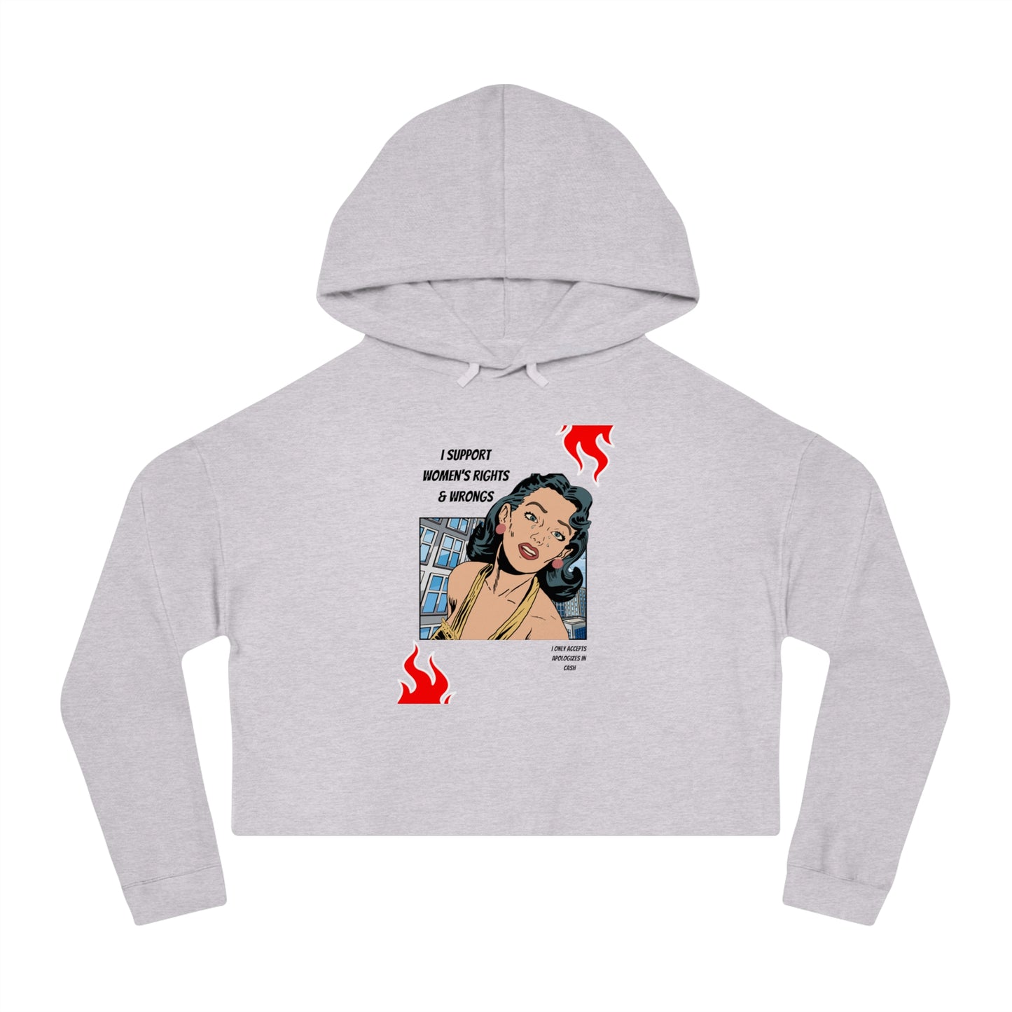 Cropped Hoodie - Women's Rights Activist