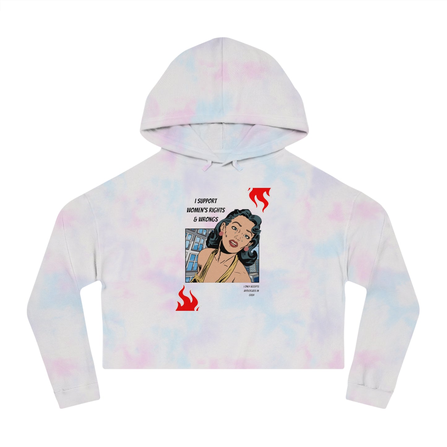 Cropped Hoodie - Women's Rights Activist