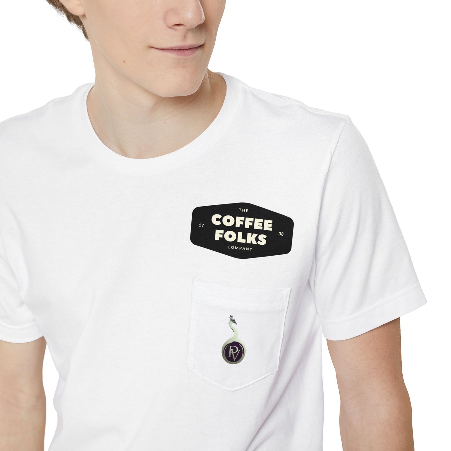 Coffee Lover Pocket T-shirt