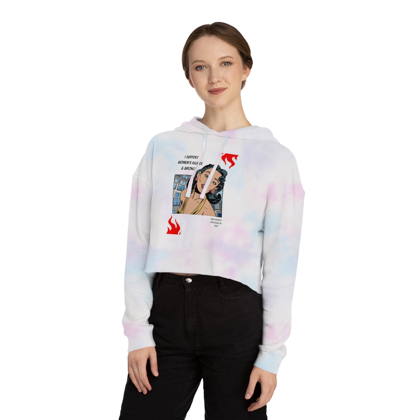 Cropped Hoodie - Women's Rights Activist