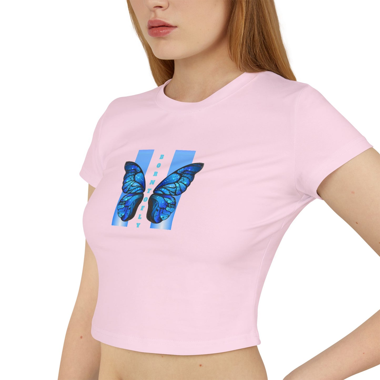 Baby Tee born to fly - Women's T-Shirt