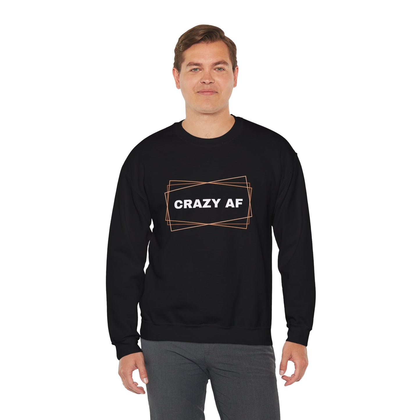 Crewneck Sweatshirt - CRAZY AF - Unisex