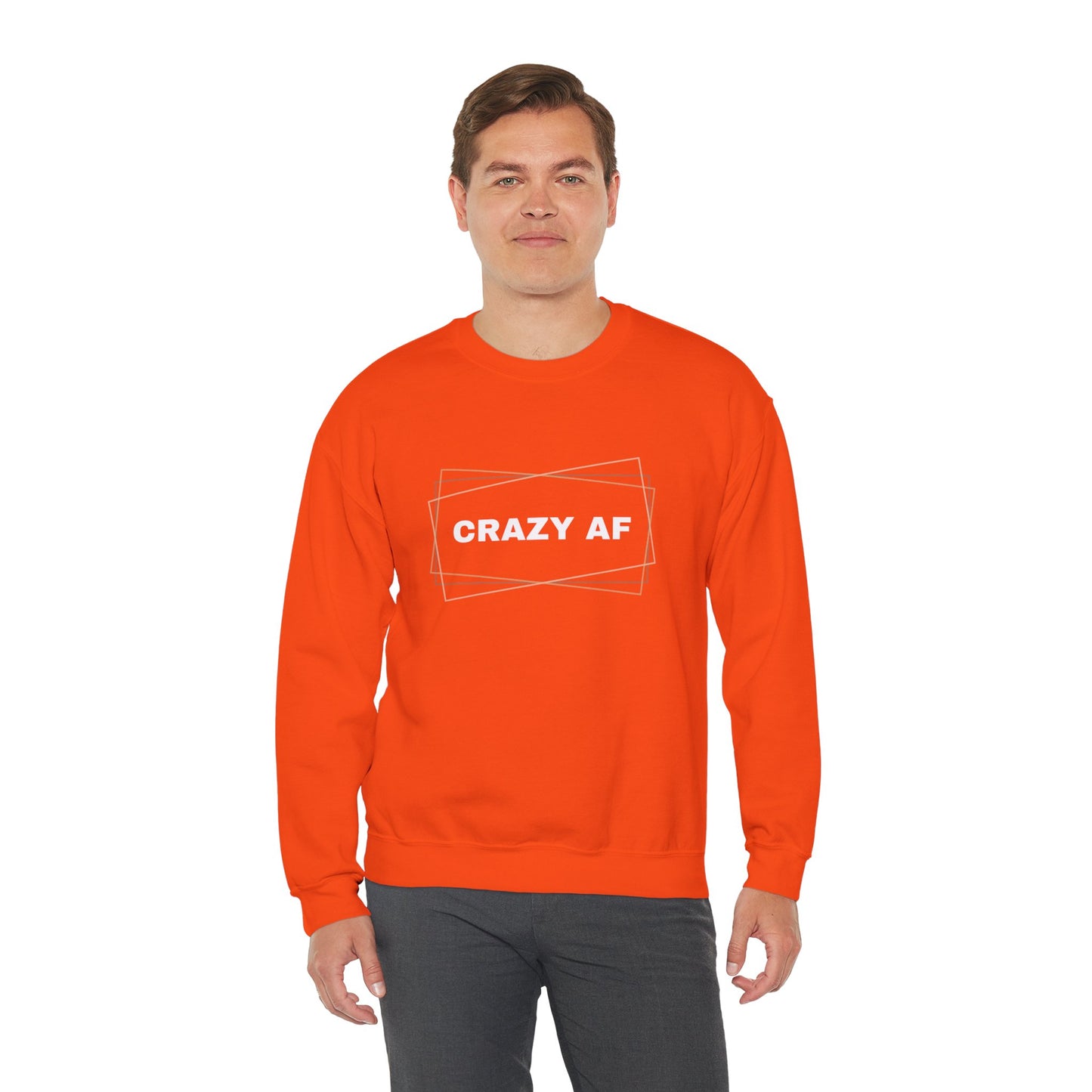 Crewneck Sweatshirt - CRAZY AF - Unisex