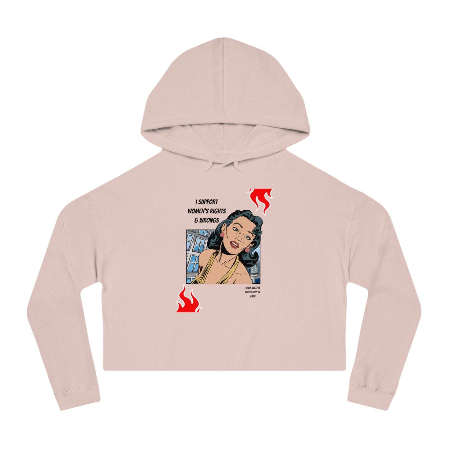 Cropped Hoodie - Women's Rights Activist