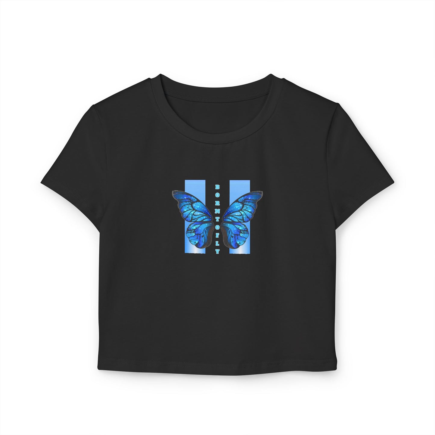 Baby Tee born to fly - Women's T-Shirt