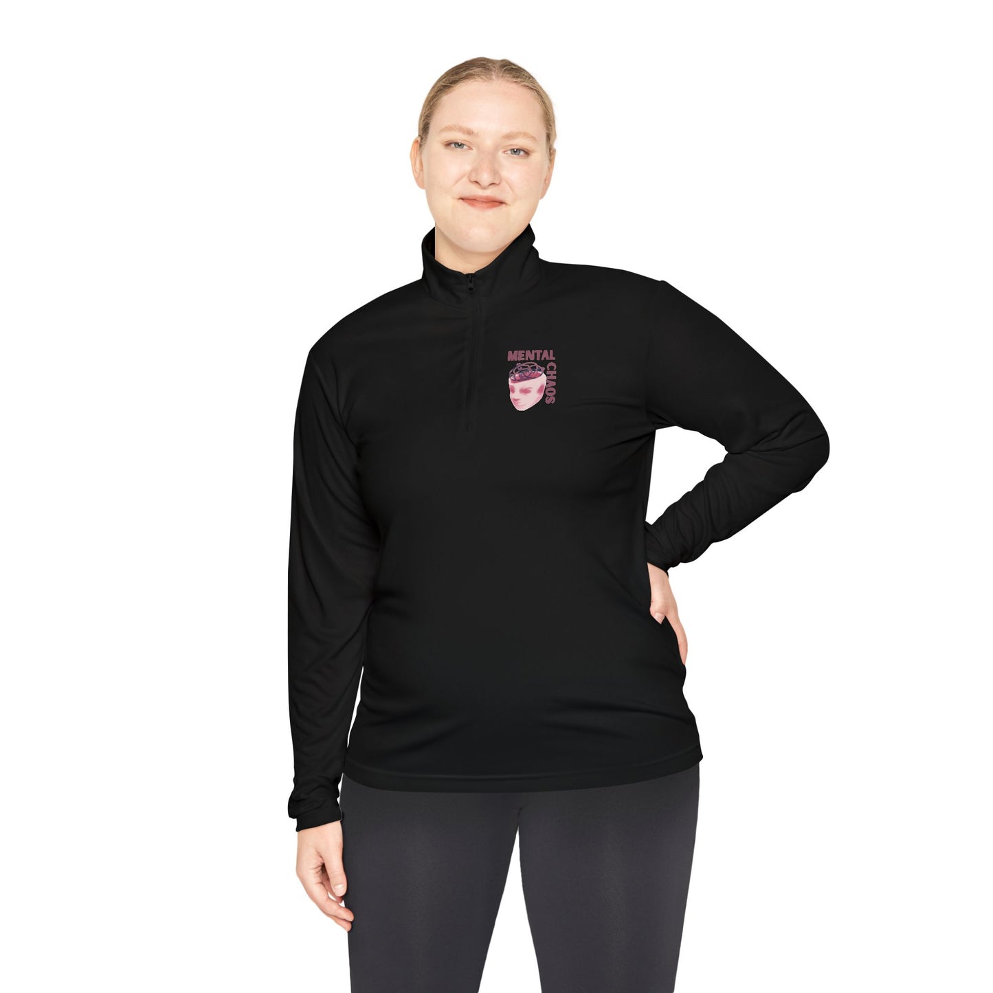 Quarter-Zip Pullover - GOOD VIBES ONLY