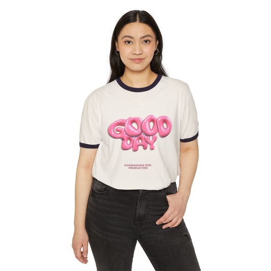 Ringer T-Shirt - 'Good Day'
