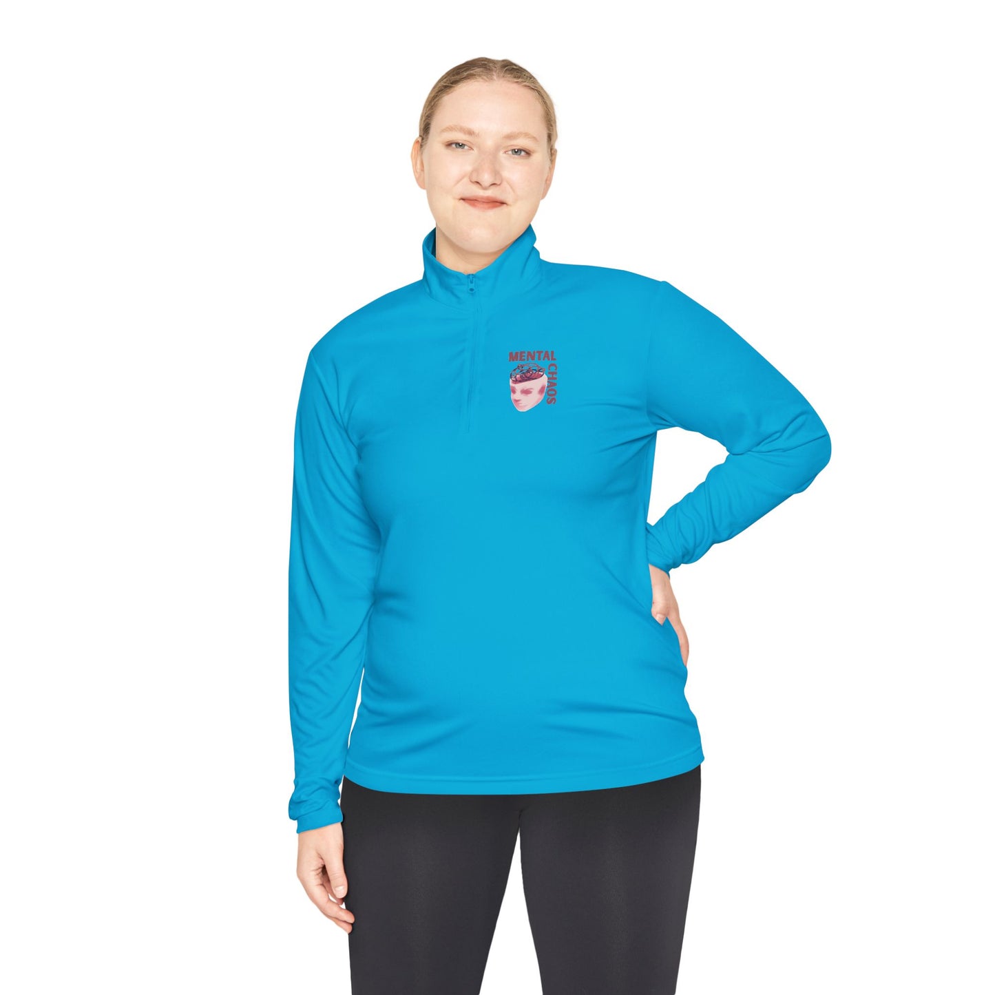 Quarter-Zip Pullover - GOOD VIBES ONLY
