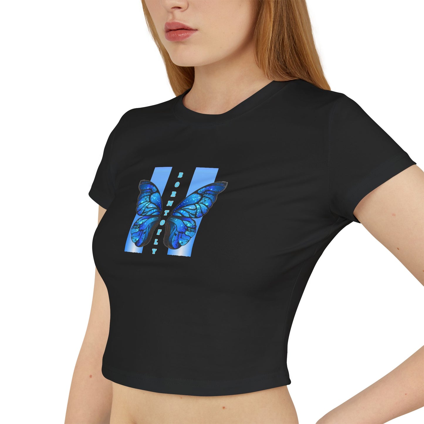Baby Tee born to fly - Women's T-Shirt