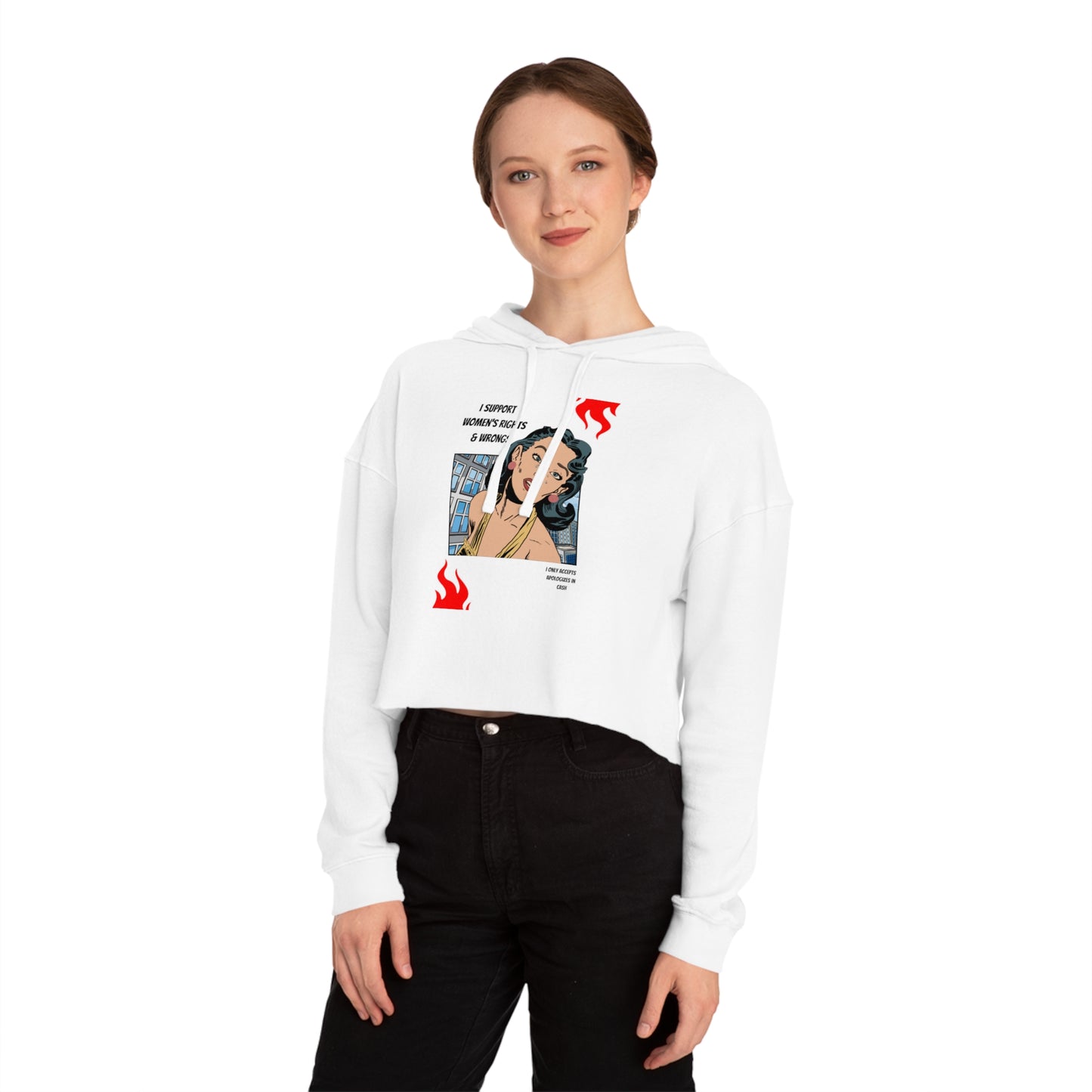 Cropped Hoodie - Women's Rights Activist
