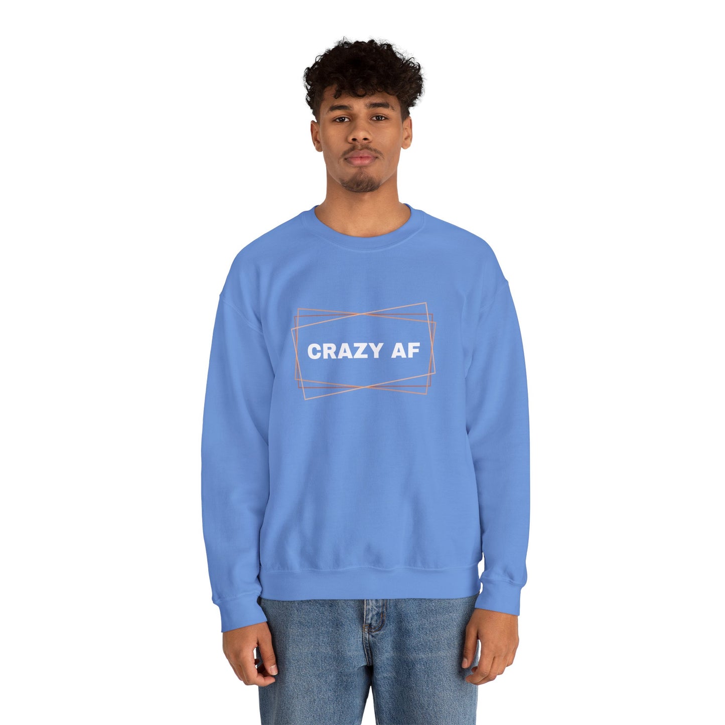 Crewneck Sweatshirt - CRAZY AF - Unisex