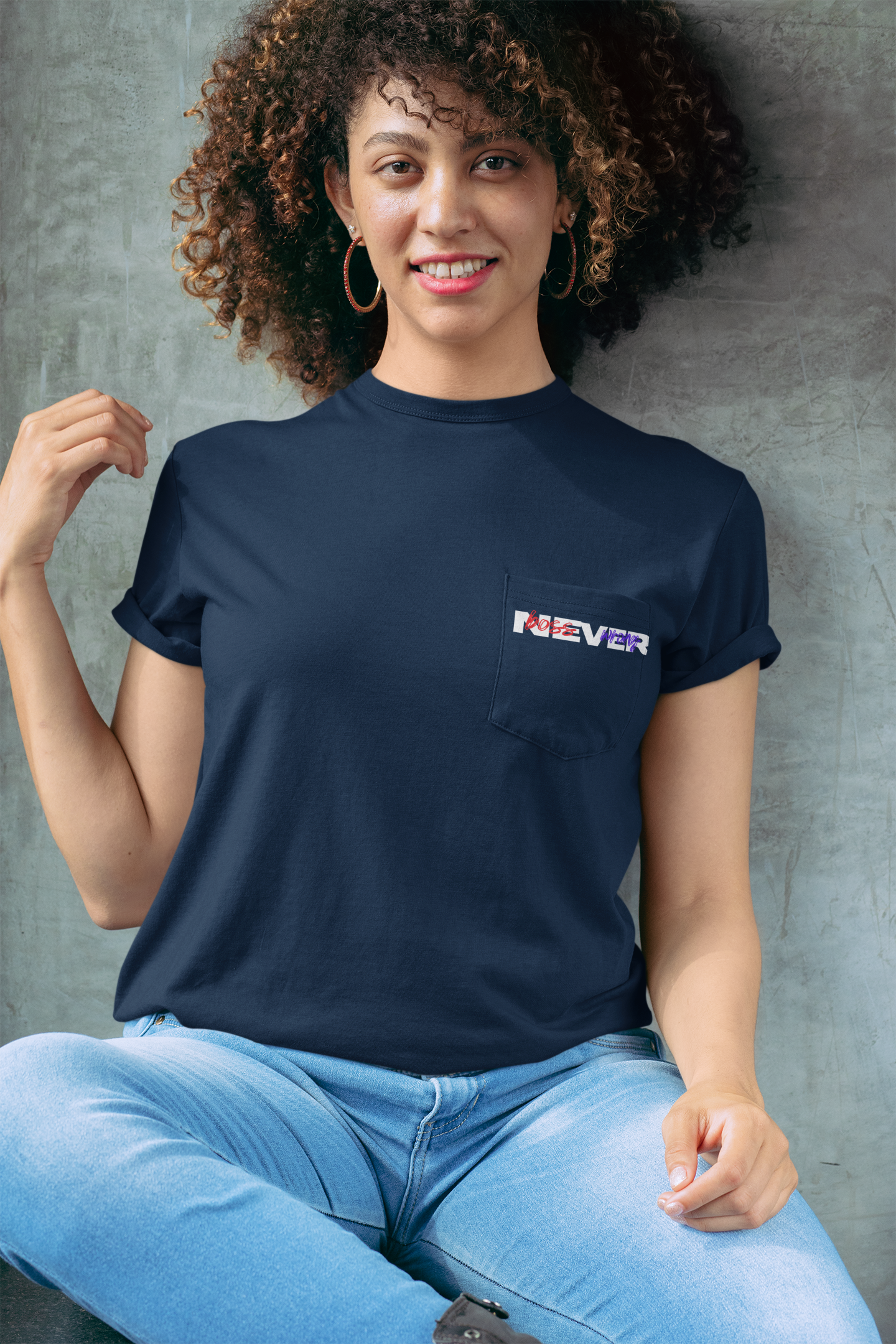 Boss never wrong -Dyed Pocket