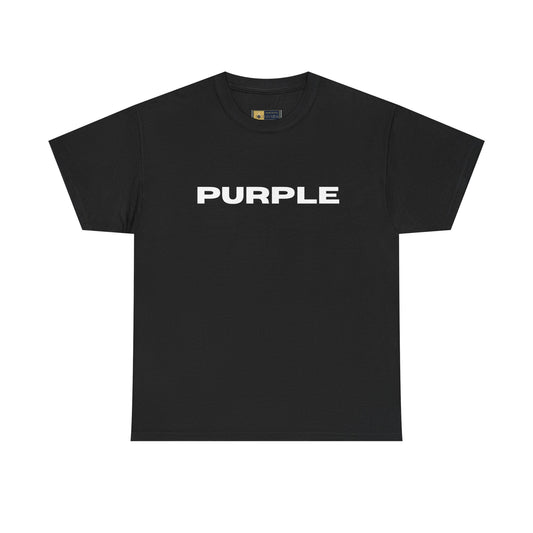 Purple Cotton Tee - Vibrant Unisex T-Shirt for Everyday Wear