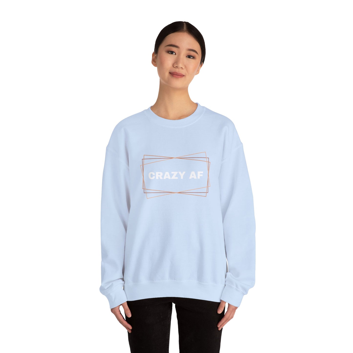 Crewneck Sweatshirt - CRAZY AF - Unisex