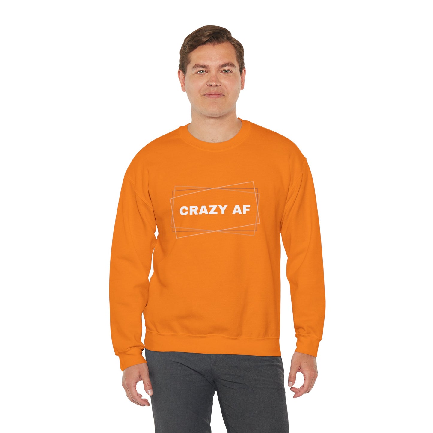 Crewneck Sweatshirt - CRAZY AF - Unisex