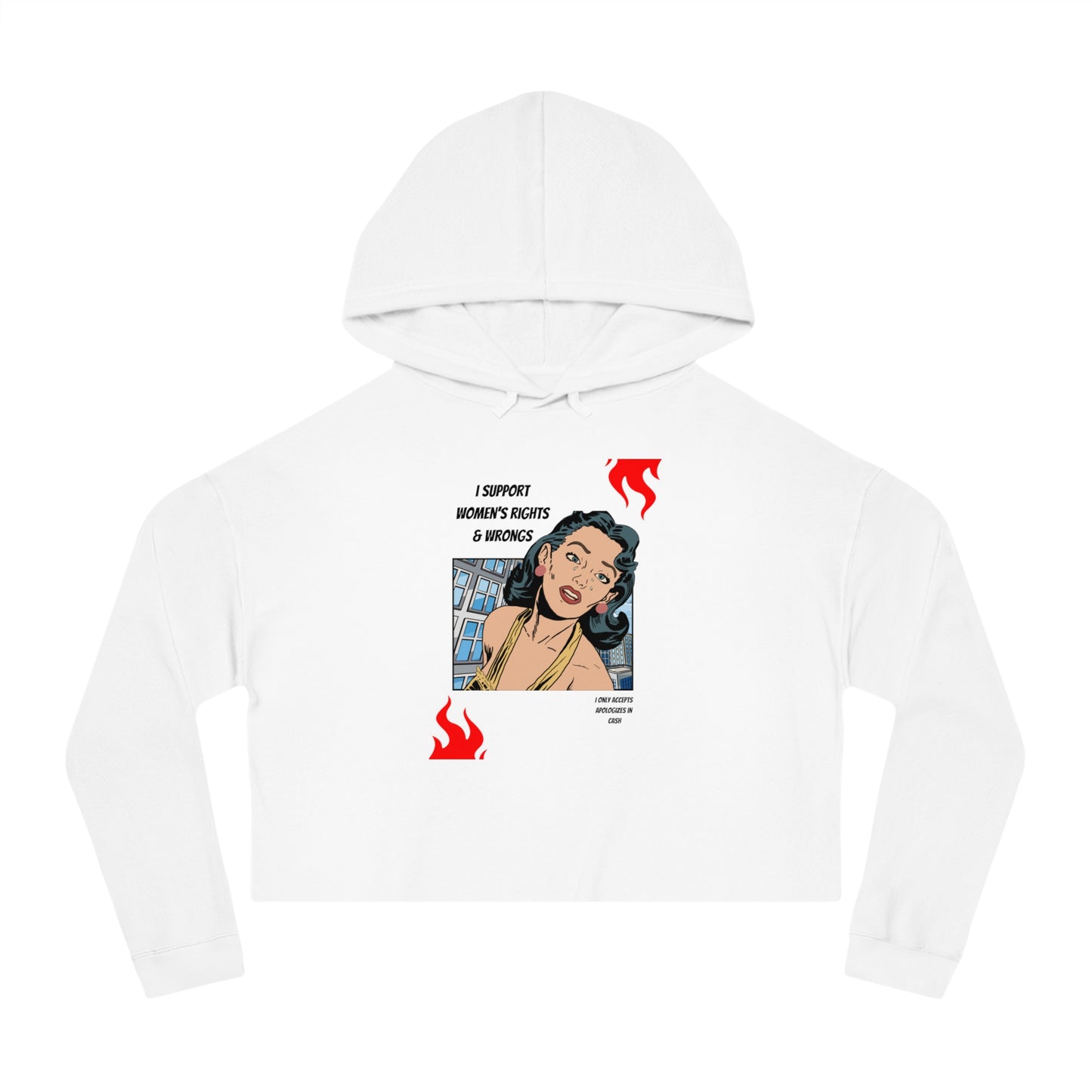 Cropped Hoodie - Women's Rights Activist