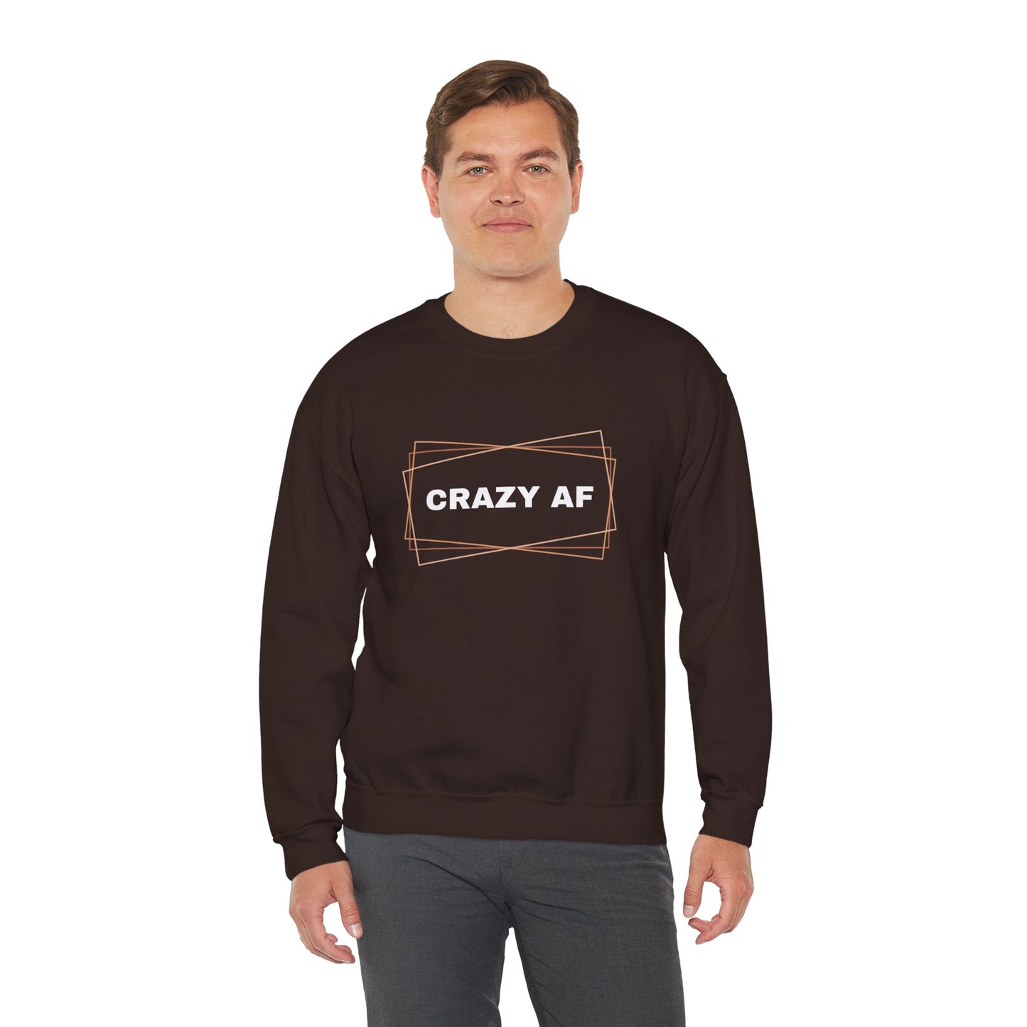 Crewneck Sweatshirt - CRAZY AF - Unisex
