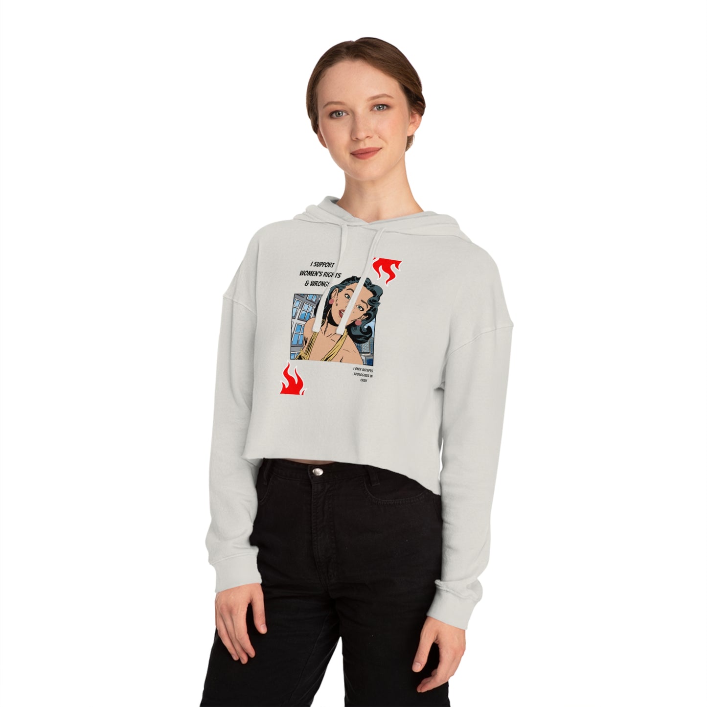 Cropped Hoodie - Women's Rights Activist
