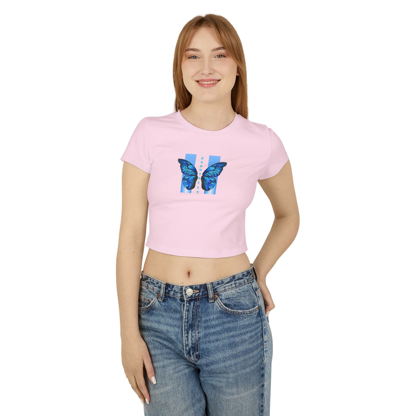 Baby Tee born to fly - Women's T-Shirt