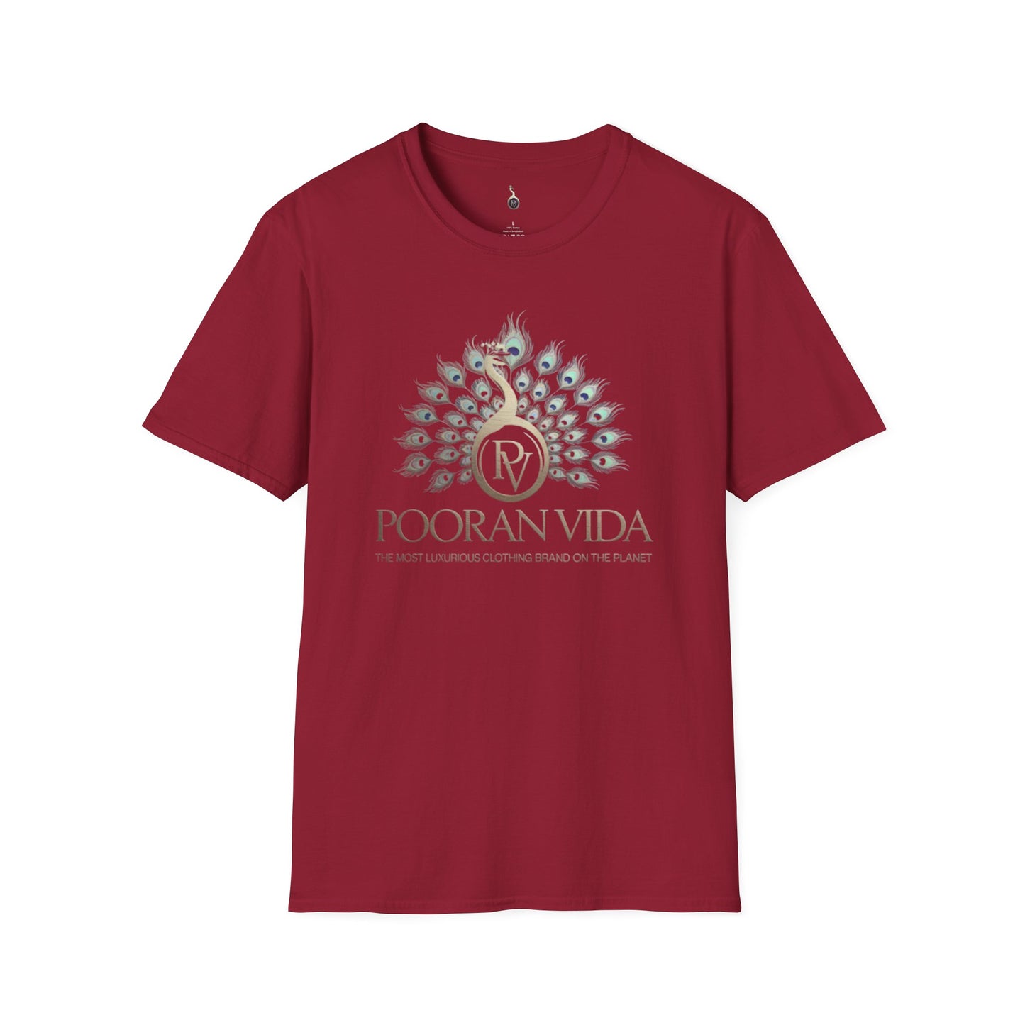 Unisex T-Shirt with 'pooranvida' Design