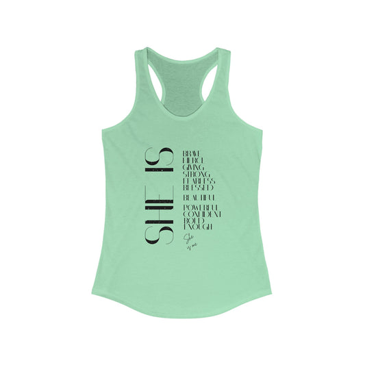Tank Top with 'she is me' Design