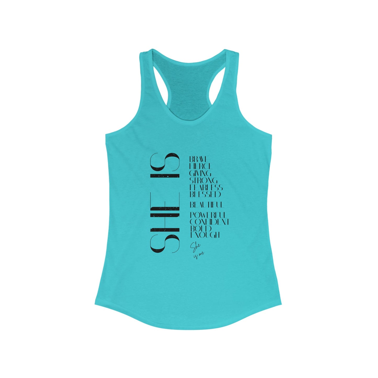 Tank Top with 'she is me' Design
