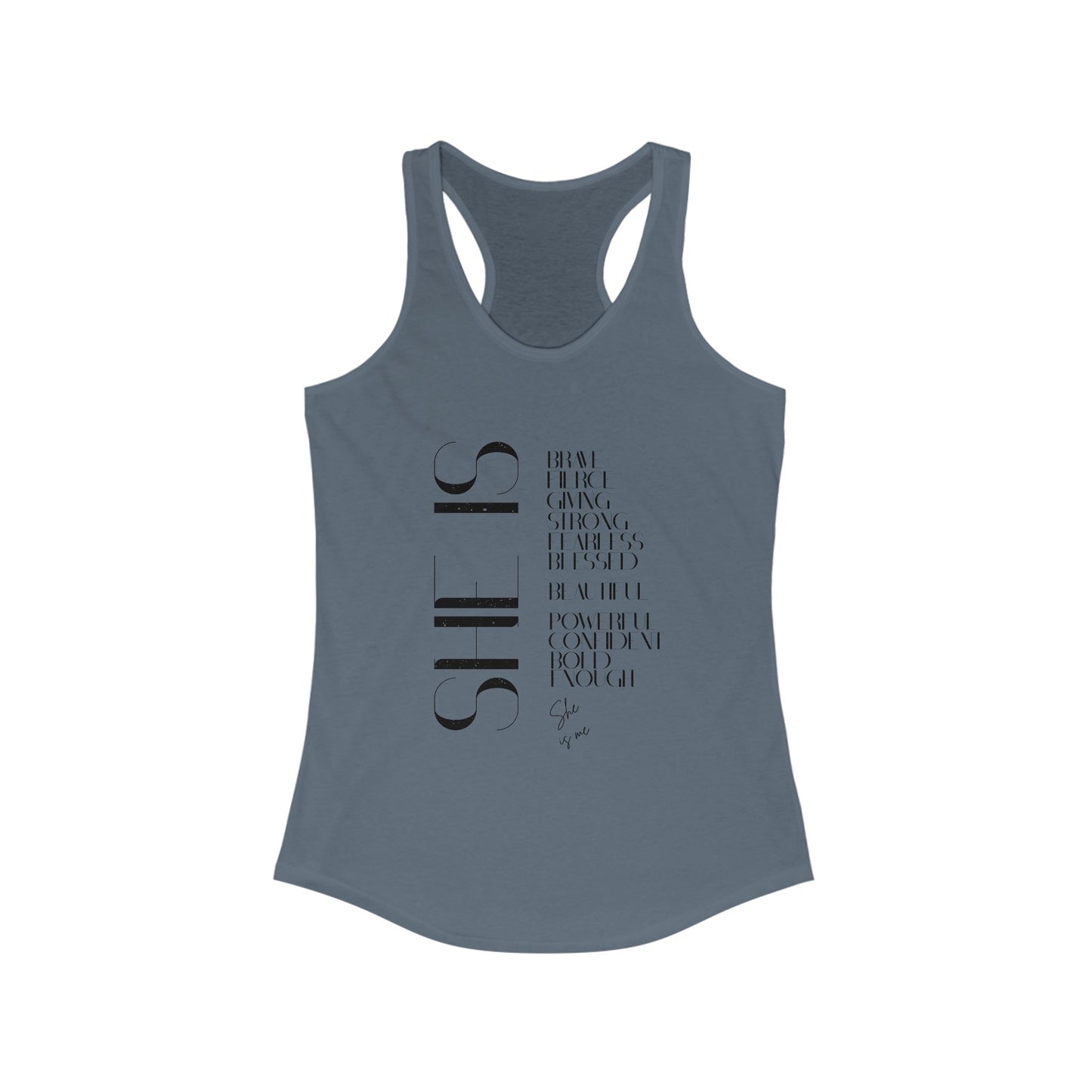 Tank Top with 'she is me' Design