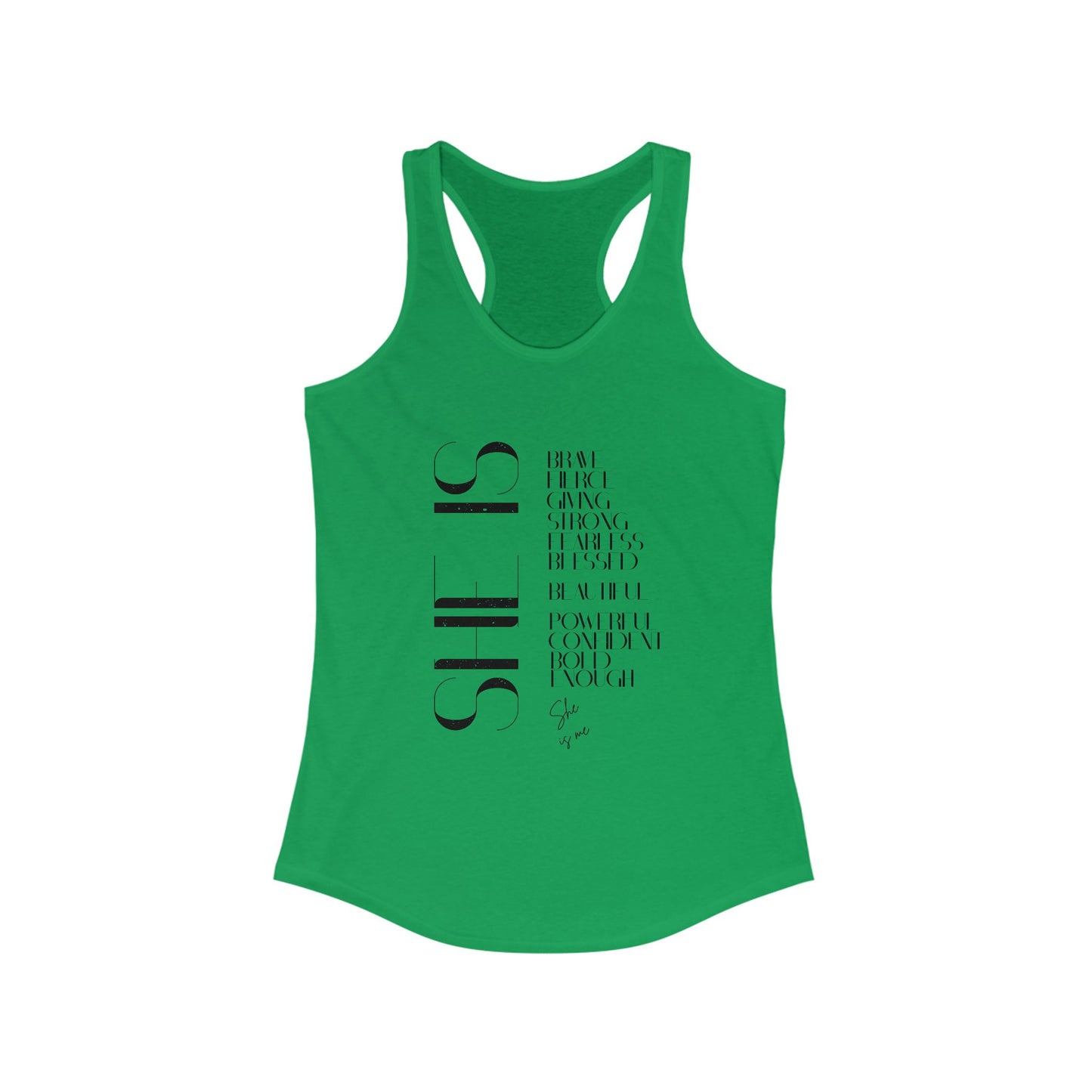 Tank Top with 'she is me' Design