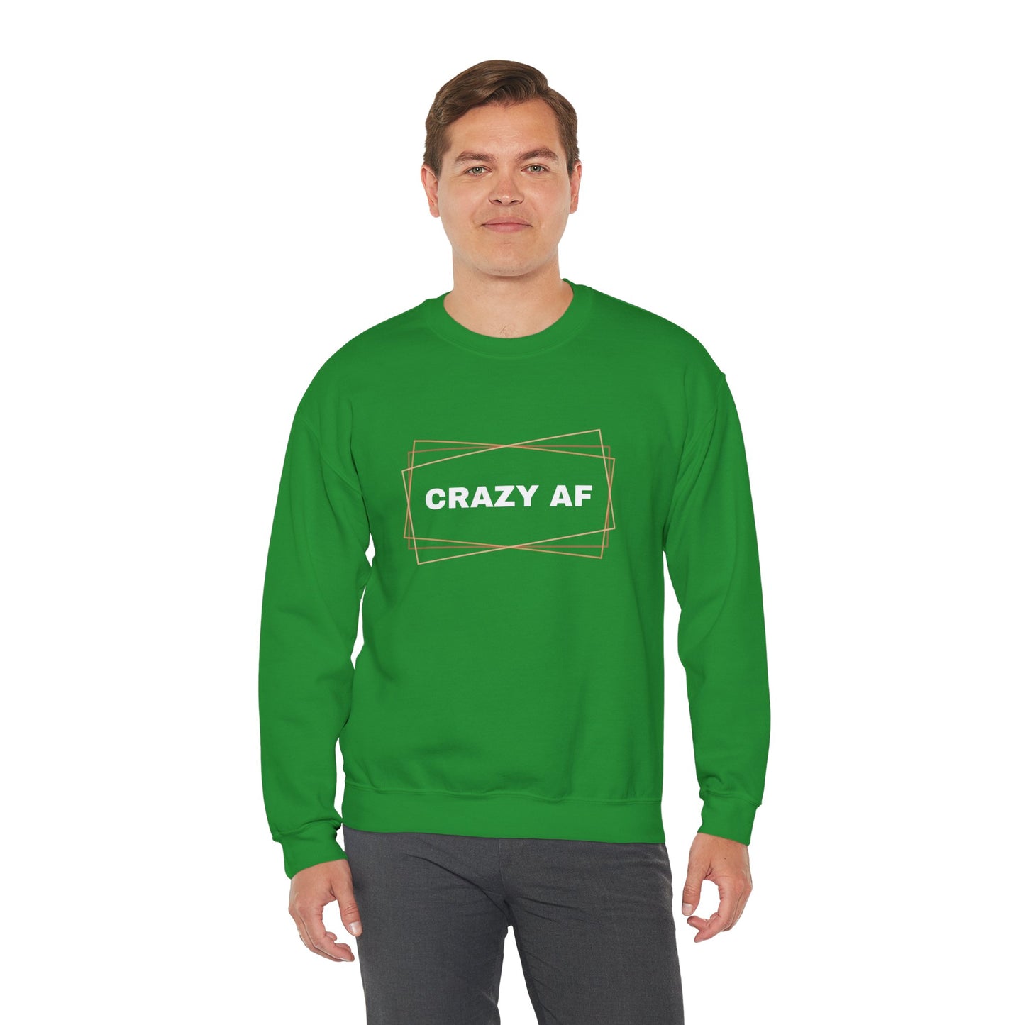 Crewneck Sweatshirt - CRAZY AF - Unisex